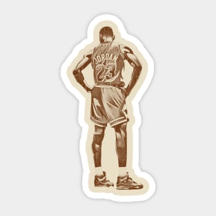 Goat NBA - Michael Jordan Sticker